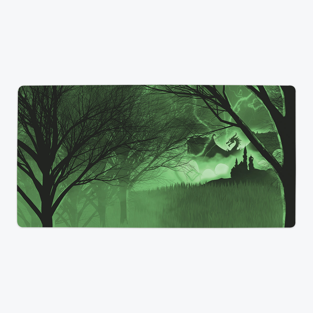 Thunder Dragon Castle Playmat - Premium Playmat from Inked Gaming - Just $34.99! Shop now at Game Crave Tournament Store