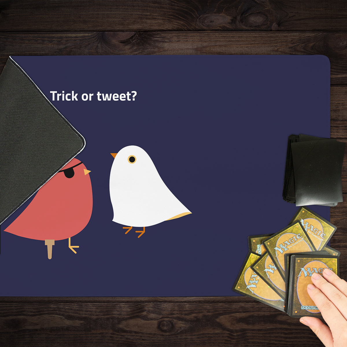 Trick or Tweet Playmat - Premium Playmat from Inked Gaming - Just $34.99! Shop now at Game Crave Tournament Store