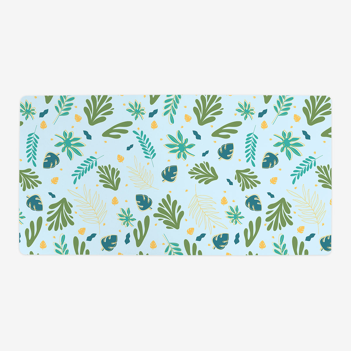 Tropical Leaves Playmat - Premium Desk Mat from Inked Gaming - Just $34.99! Shop now at Game Crave Tournament Store