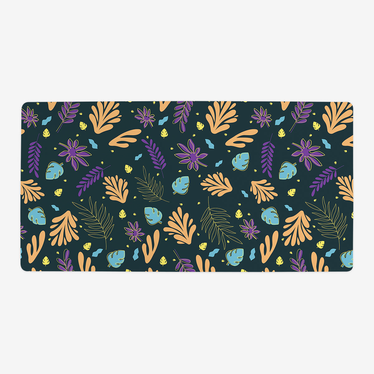 Tropical Leaves Playmat - Premium Desk Mat from Inked Gaming - Just $34.99! Shop now at Game Crave Tournament Store