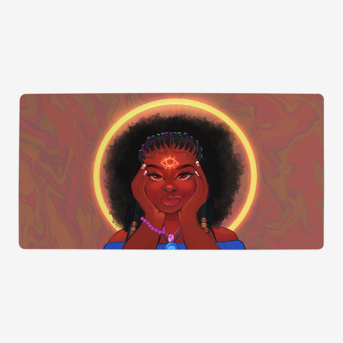 Two To Look One To See Playmat - Premium Playmat from Inked Gaming - Just $34.99! Shop now at Game Crave Tournament Store
