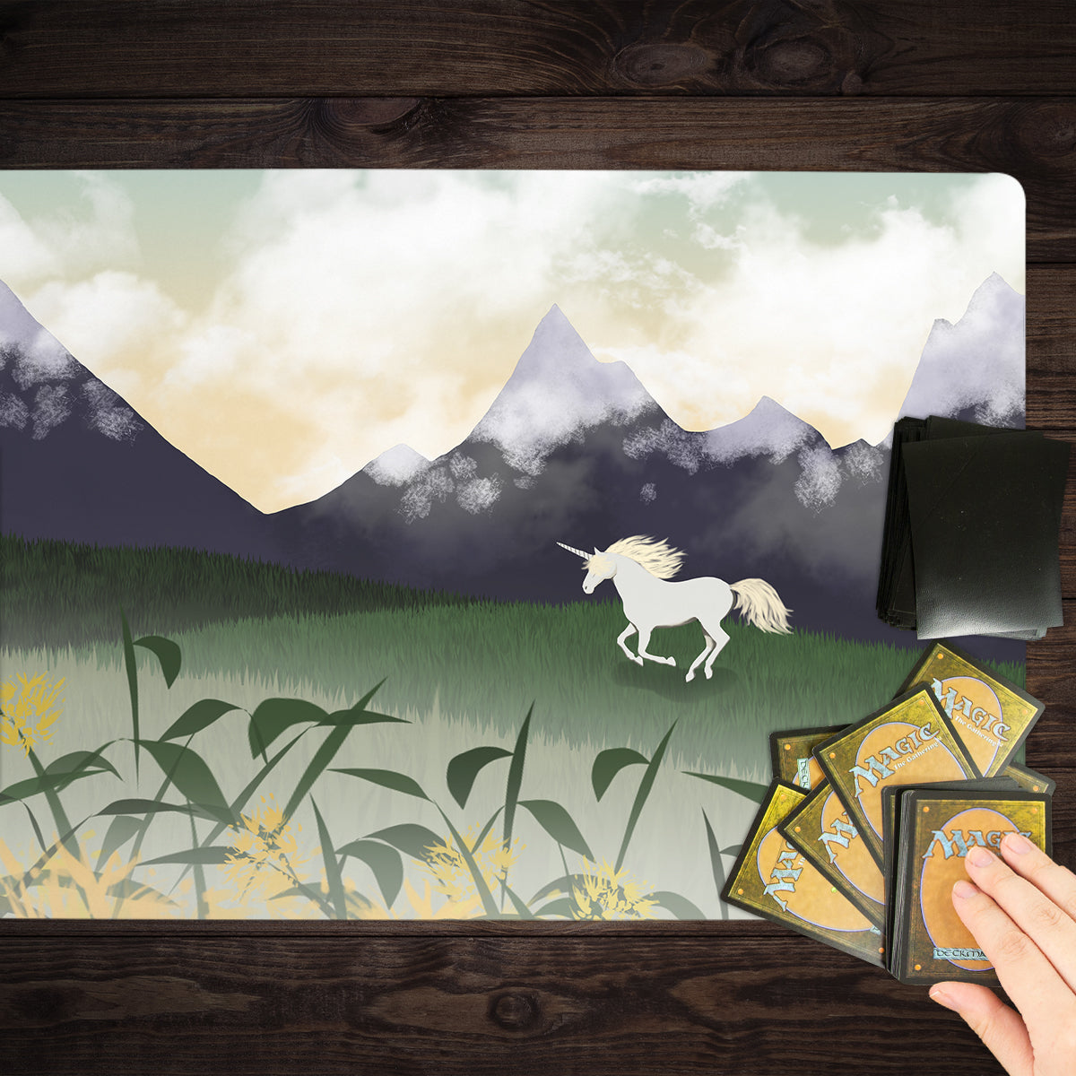 Unicorn Hills Playmat - Premium Playmat from Inked Gaming - Just $34.99! Shop now at Game Crave Tournament Store