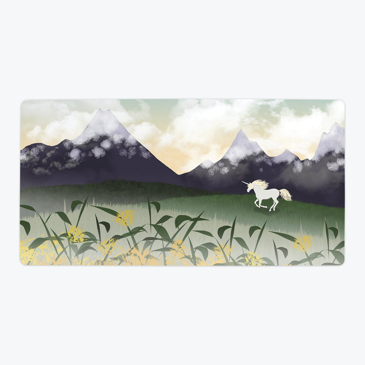 Unicorn Hills Playmat - Premium Playmat from Inked Gaming - Just $34.99! Shop now at Game Crave Tournament Store