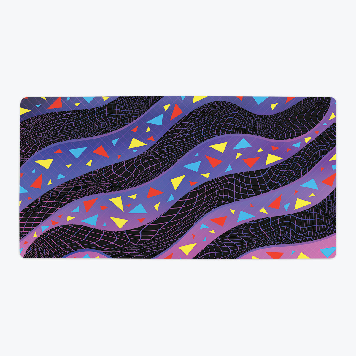 Wavy Triangles Playmat - Premium Desk Mat from Inked Gaming - Just $34.99! Shop now at Game Crave Tournament Store
