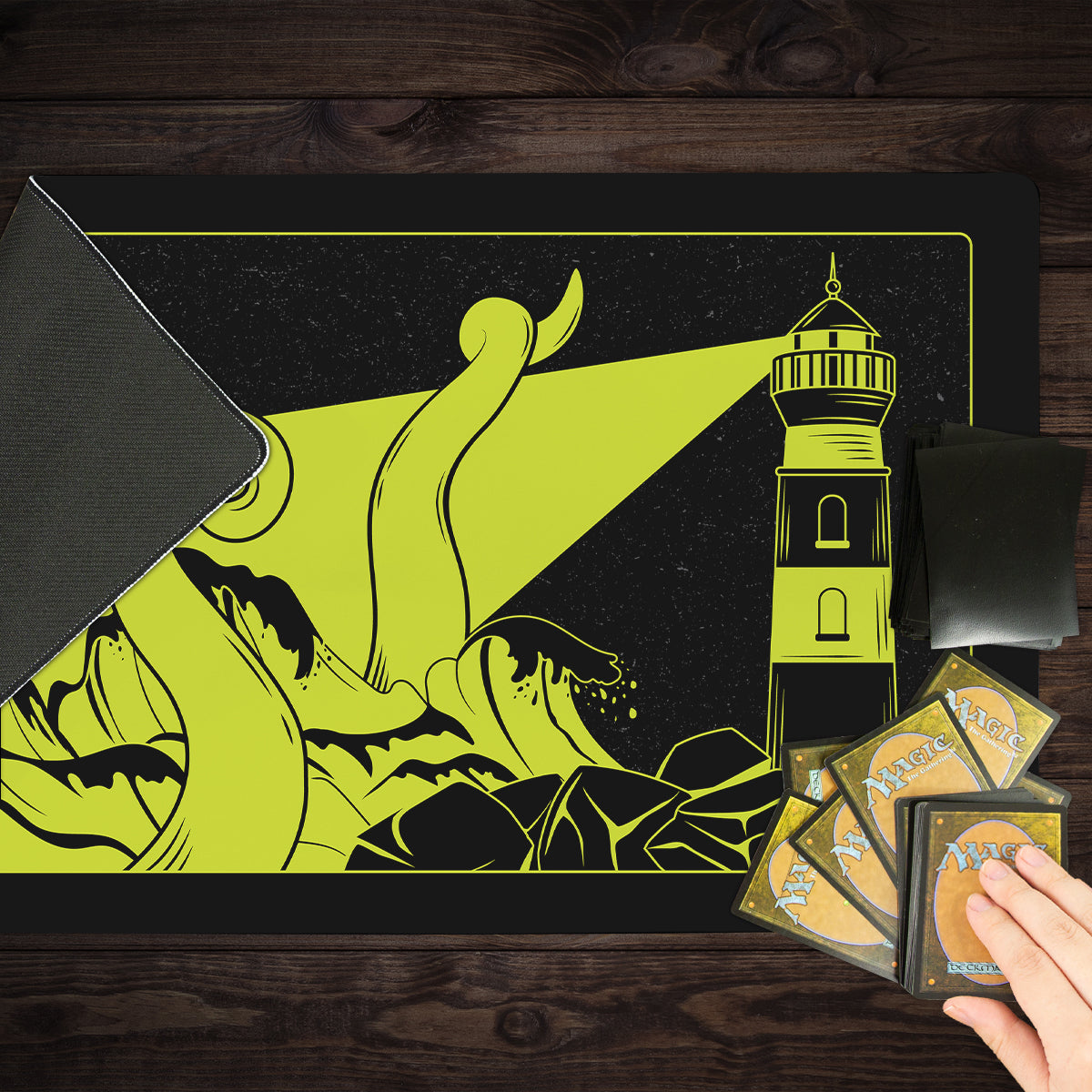 What Lies Beneath Playmat - Premium Desk Mat from Inked Gaming - Just $34.99! Shop now at Game Crave Tournament Store