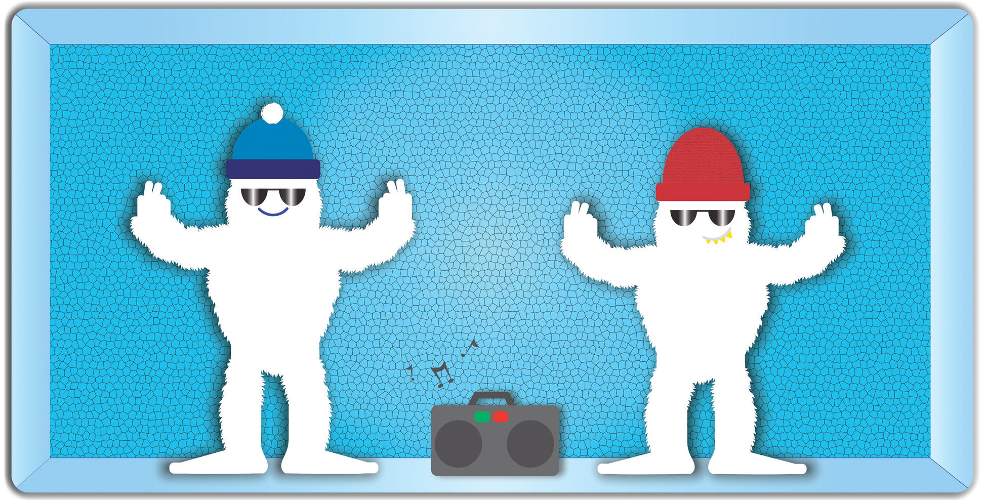 Yeti Dance-Off Playmat - Premium Playmat from Inked Gaming - Just $34.99! Shop now at Game Crave Tournament Store