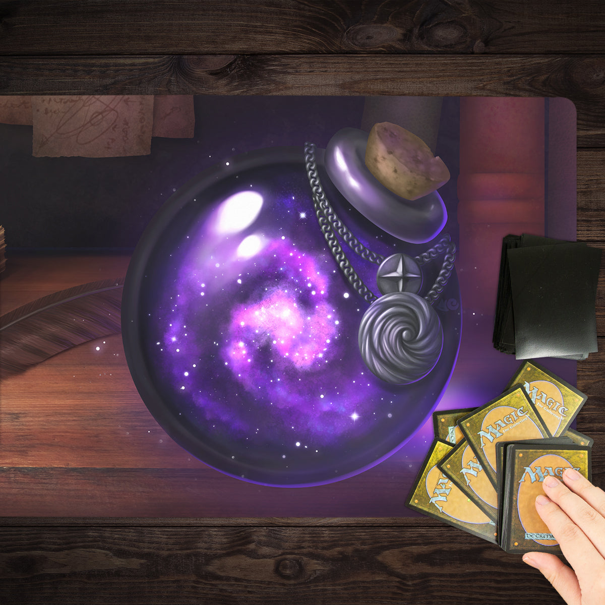 Spiral Galaxy Potion Playmat - Premium Playmat from Inked Gaming - Just $34.99! Shop now at Game Crave Tournament Store