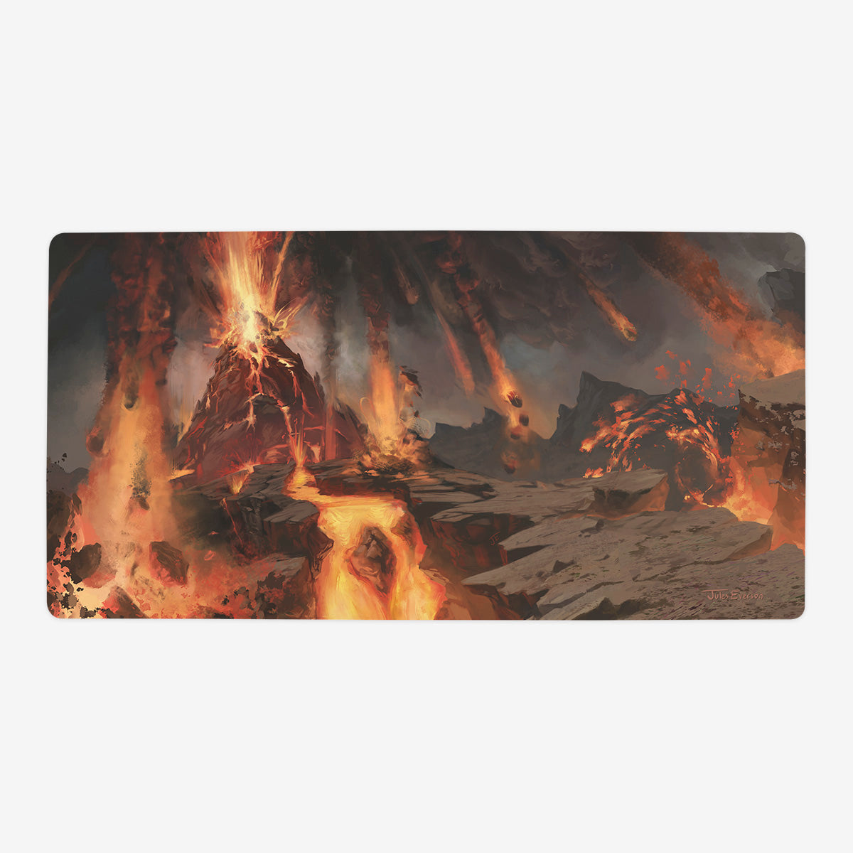 Volcanic Eruption Playmat - Premium Playmat from Inked Gaming - Just $34.99! Shop now at Game Crave Tournament Store