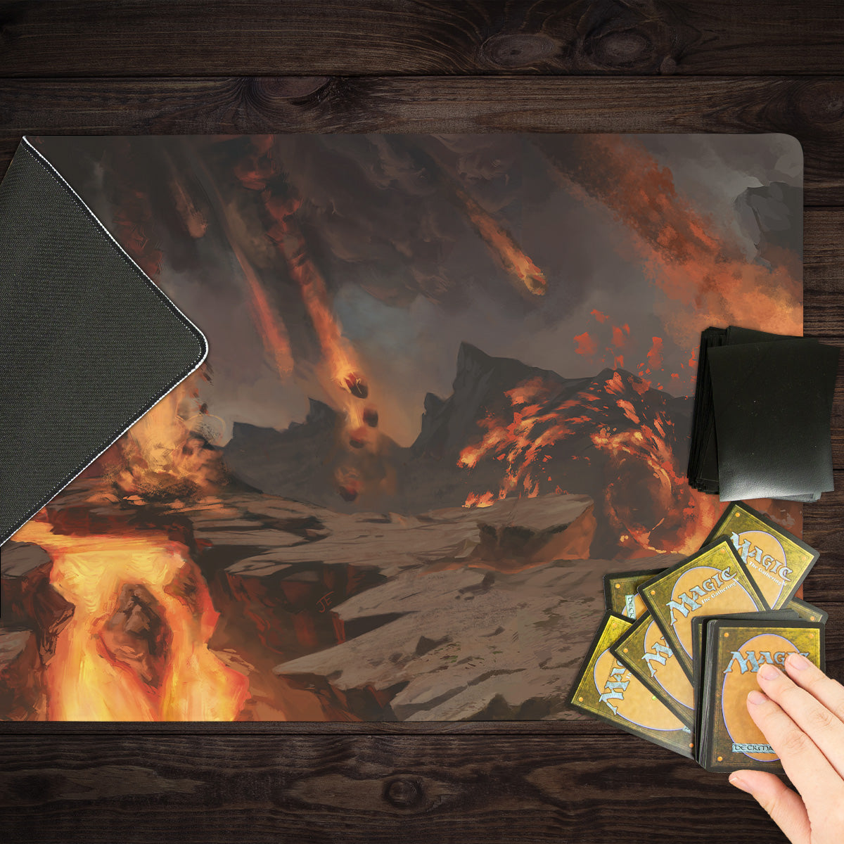 Volcanic Eruption Playmat - Premium Playmat from Inked Gaming - Just $34.99! Shop now at Game Crave Tournament Store