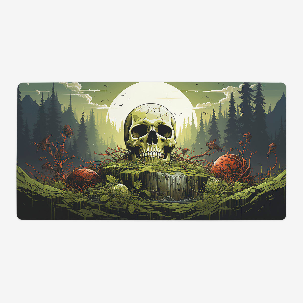 Skull Stump Playmat - Premium Playmat from Inked Gaming - Just $34.99! Shop now at Game Crave Tournament Store