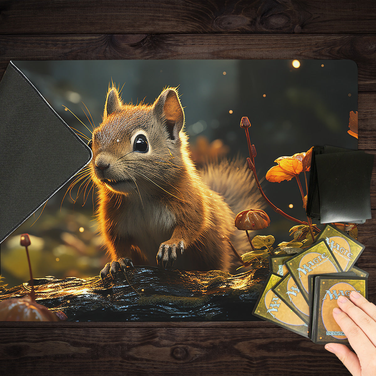Squirrel Searcher Playmat - Premium Playmat from Inked Gaming - Just $34.99! Shop now at Game Crave Tournament Store