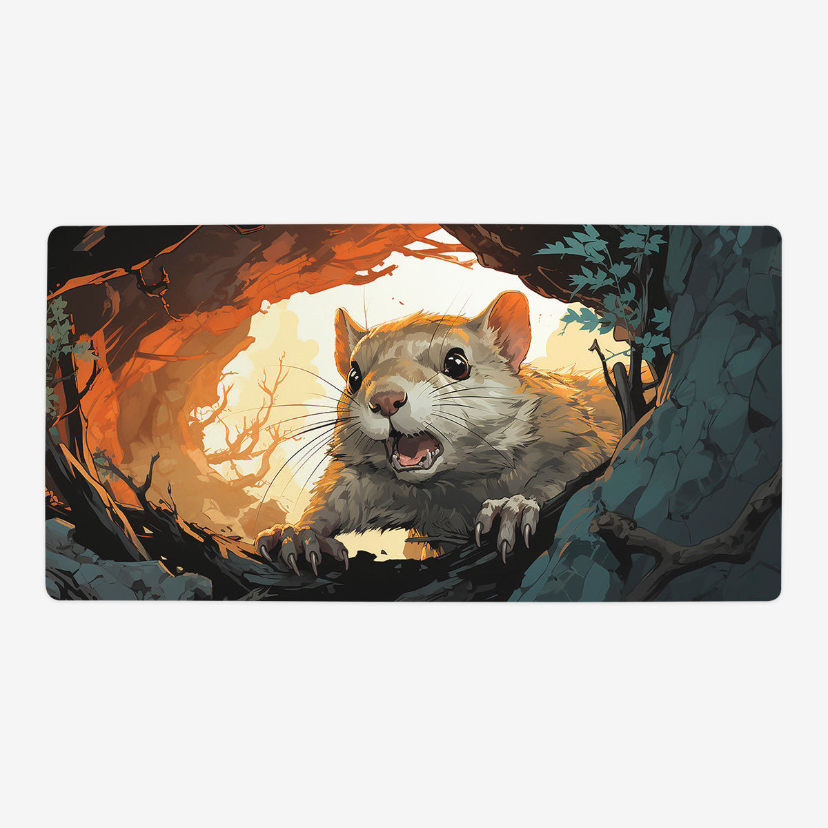 Squirrel Surprise Playmat - Premium Playmat from Inked Gaming - Just $34.99! Shop now at Game Crave Tournament Store