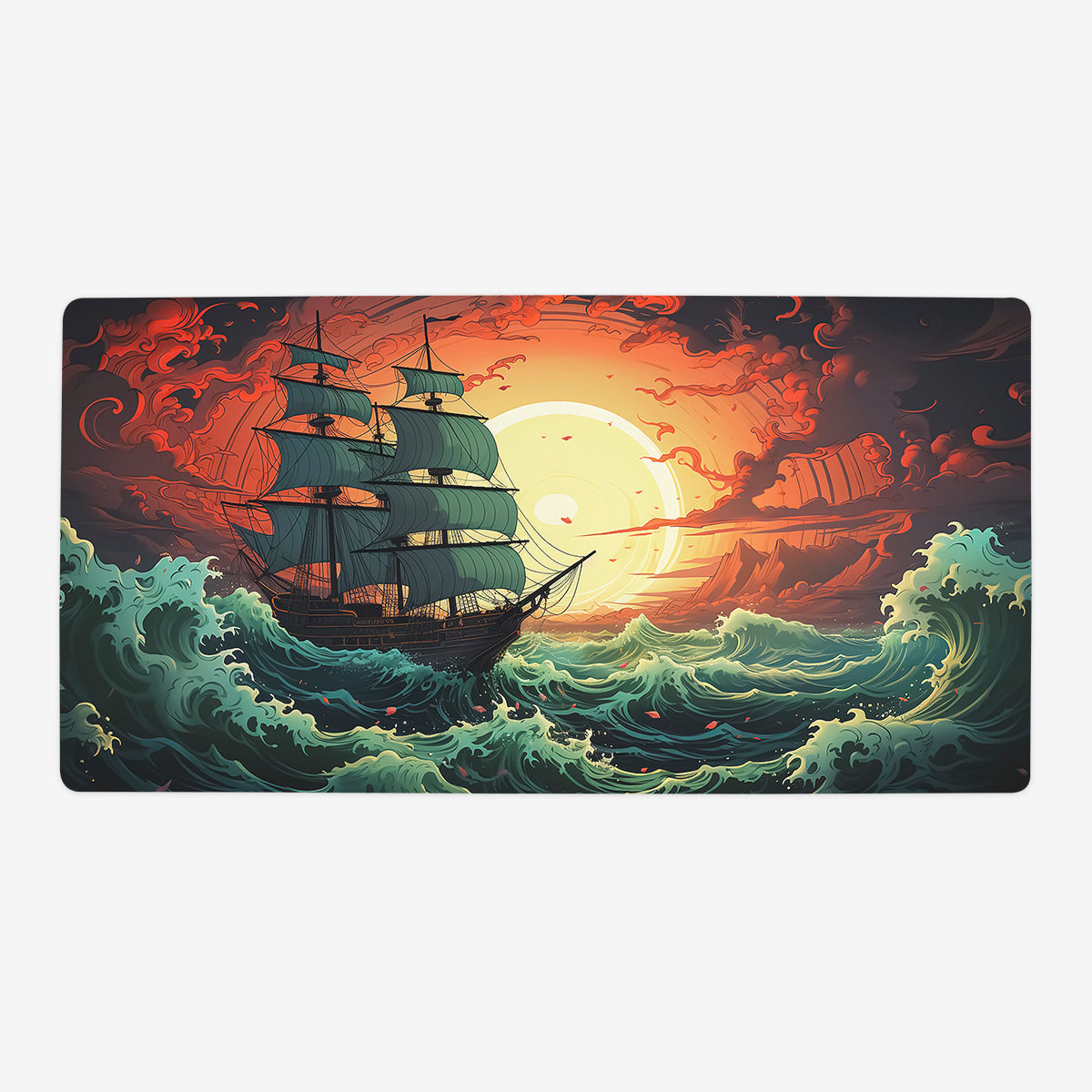 Stormy Seas Playmat - Premium Desk Mat from Inked Gaming - Just $34.99! Shop now at Game Crave Tournament Store