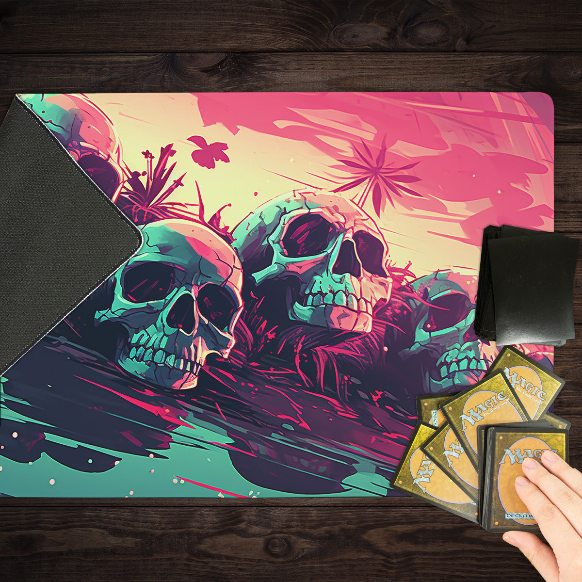 Swamp Bones Playmat - Premium Playmat from Inked Gaming - Just $34.99! Shop now at Game Crave Tournament Store