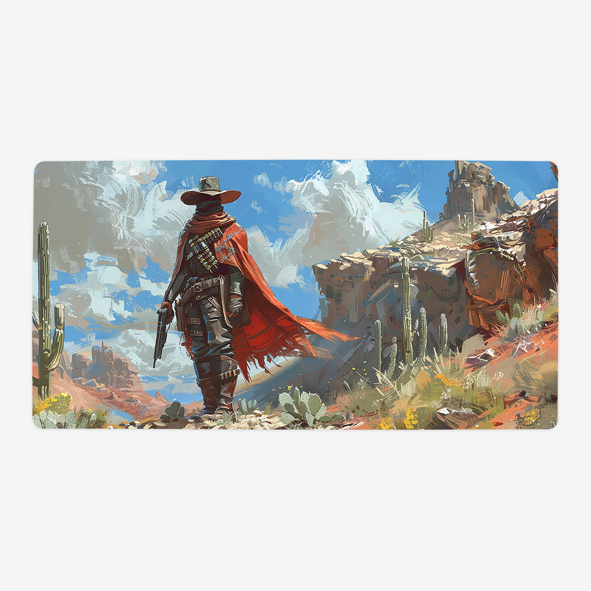 Texas Outlaw Playmat - Premium Playmat from Inked Gaming - Just $34.99! Shop now at Game Crave Tournament Store
