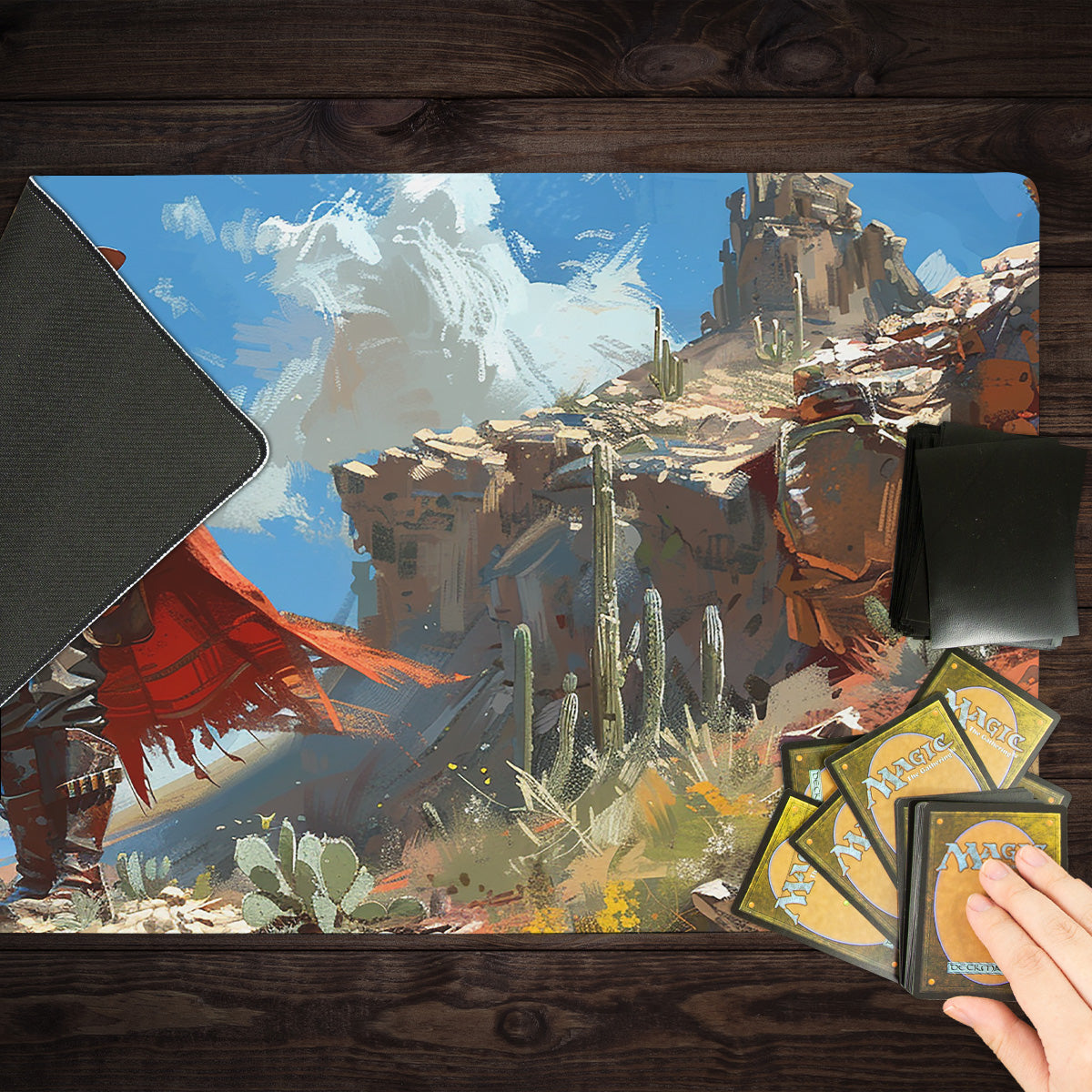 Texas Outlaw Playmat - Premium Playmat from Inked Gaming - Just $34.99! Shop now at Game Crave Tournament Store