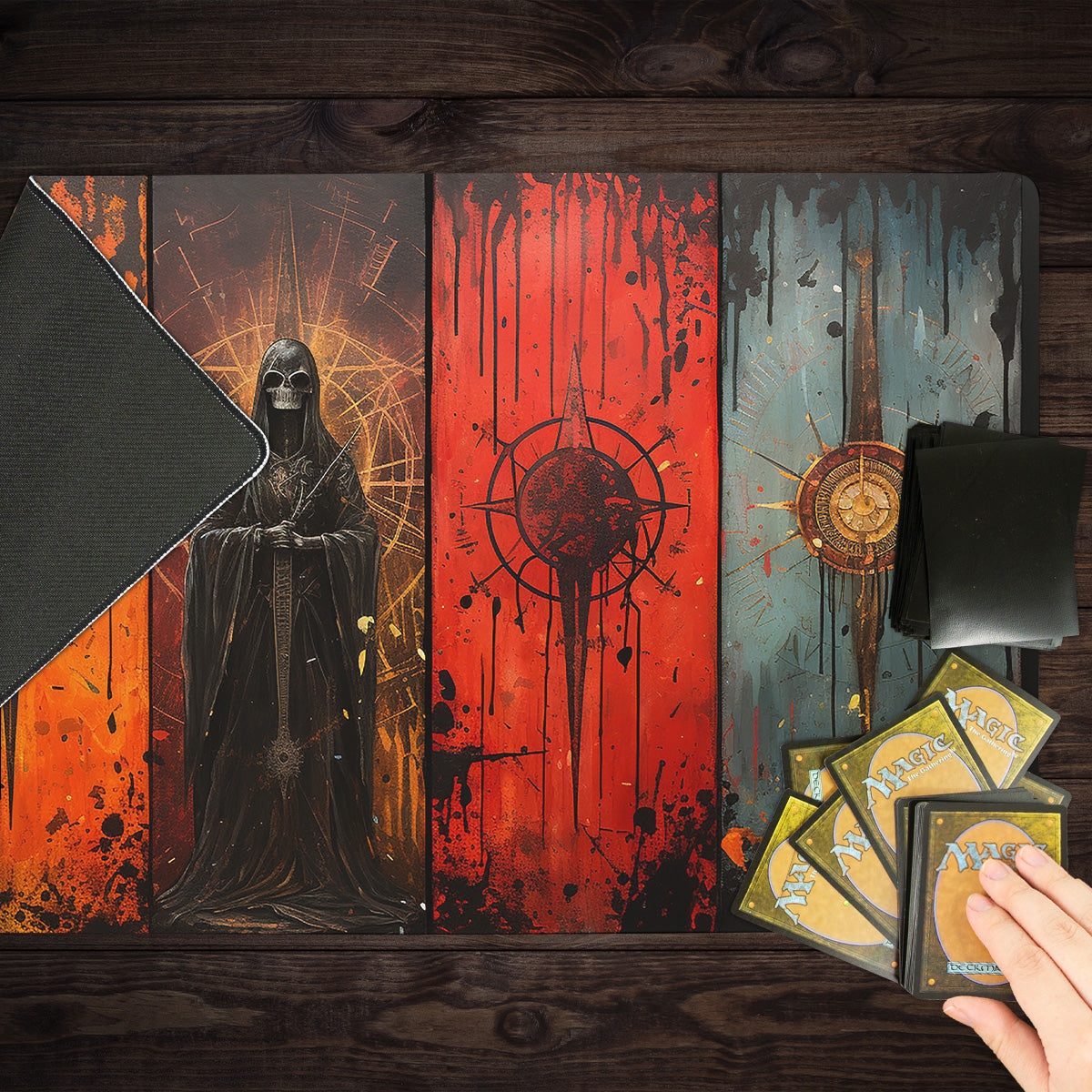 The Reaper Playmat - Premium Playmat from Inked Gaming - Just $34.99! Shop now at Game Crave Tournament Store