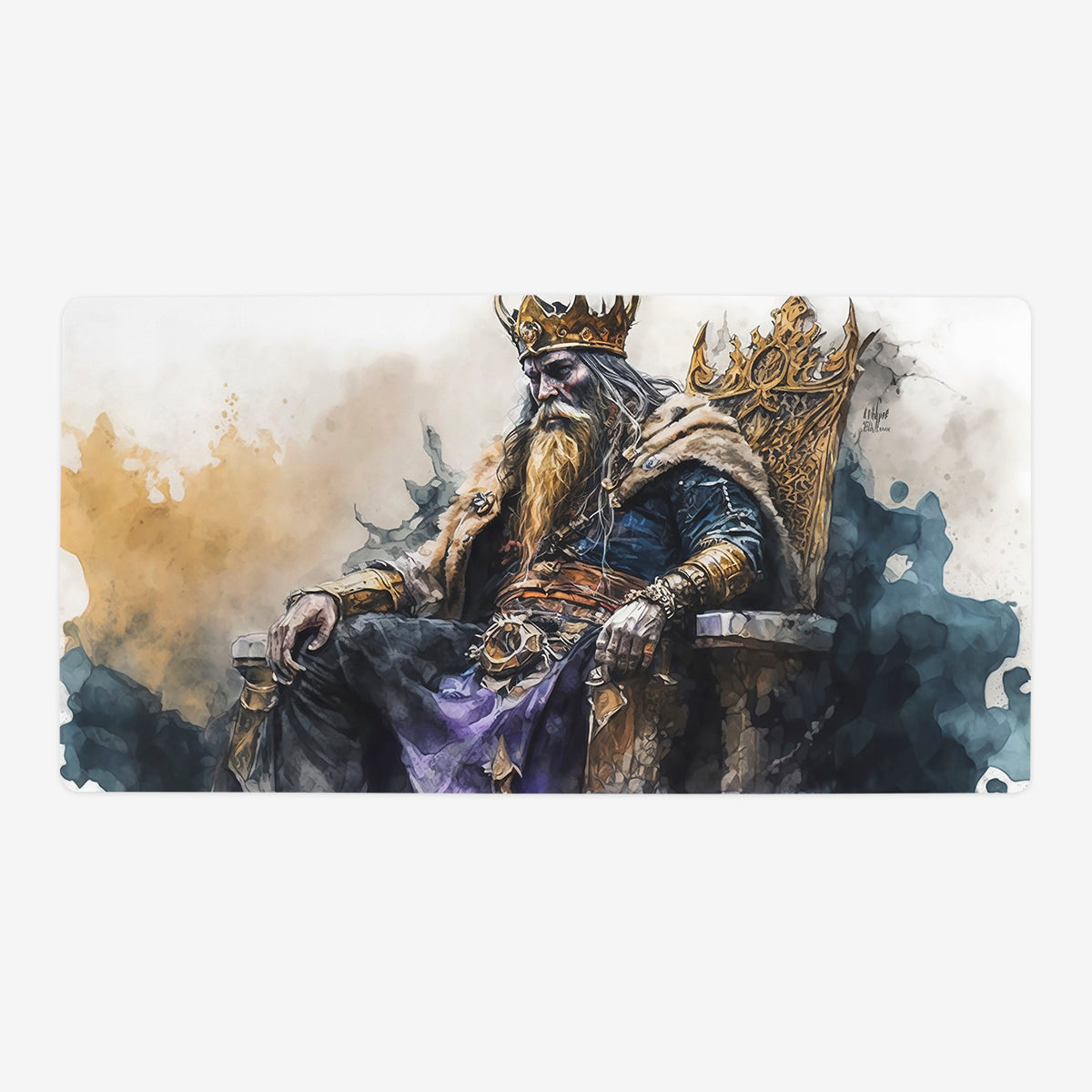 Viking King Playmat - Premium Playmat from Inked Gaming - Just $34.99! Shop now at Game Crave Tournament Store