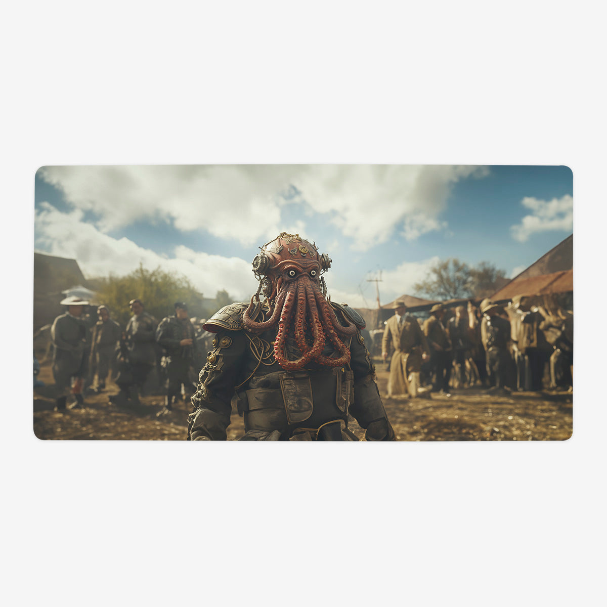 Vintage Cthulhu Playmat - Premium Playmat from Inked Gaming - Just $34.99! Shop now at Game Crave Tournament Store