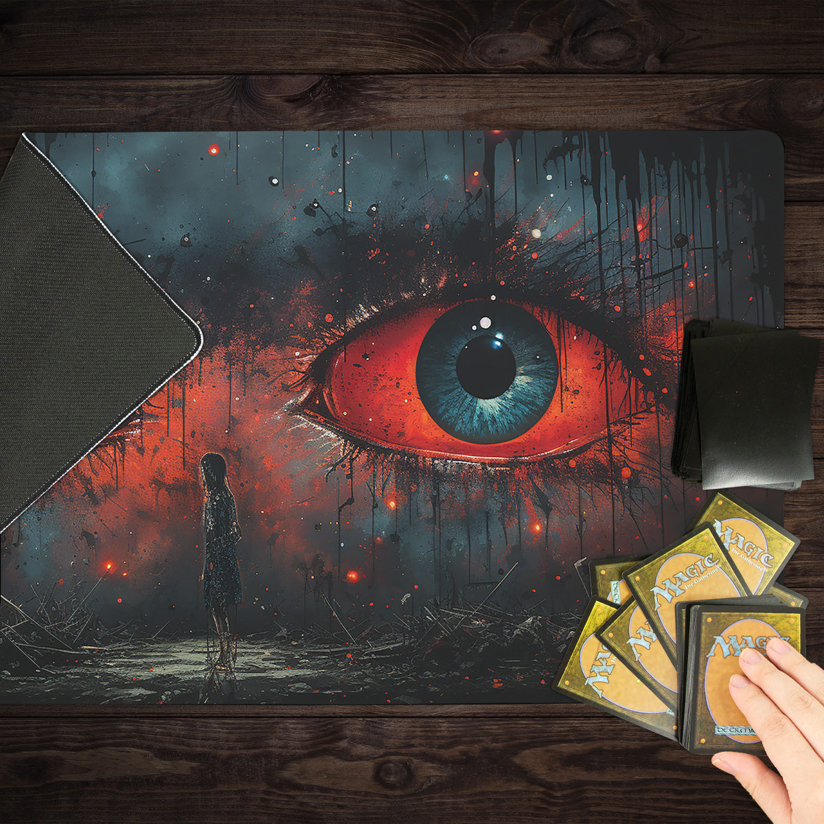 We Are Watching Playmat - Premium Playmat from Inked Gaming - Just $34.99! Shop now at Game Crave Tournament Store