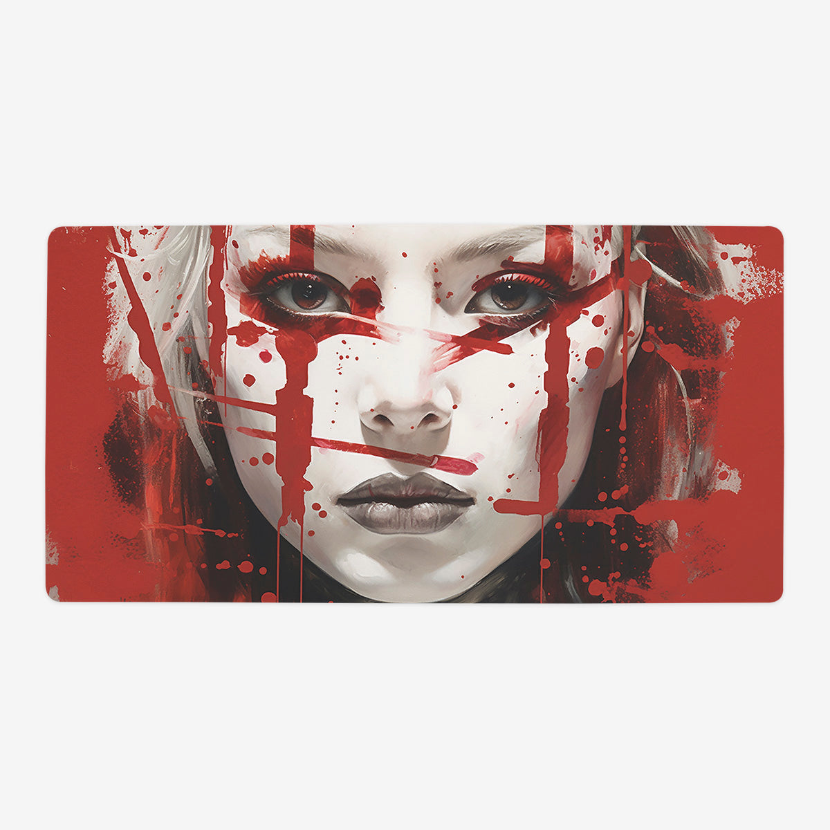 Woman Warrior Playmat - Premium Desk Mat from Inked Gaming - Just $34.99! Shop now at Game Crave Tournament Store