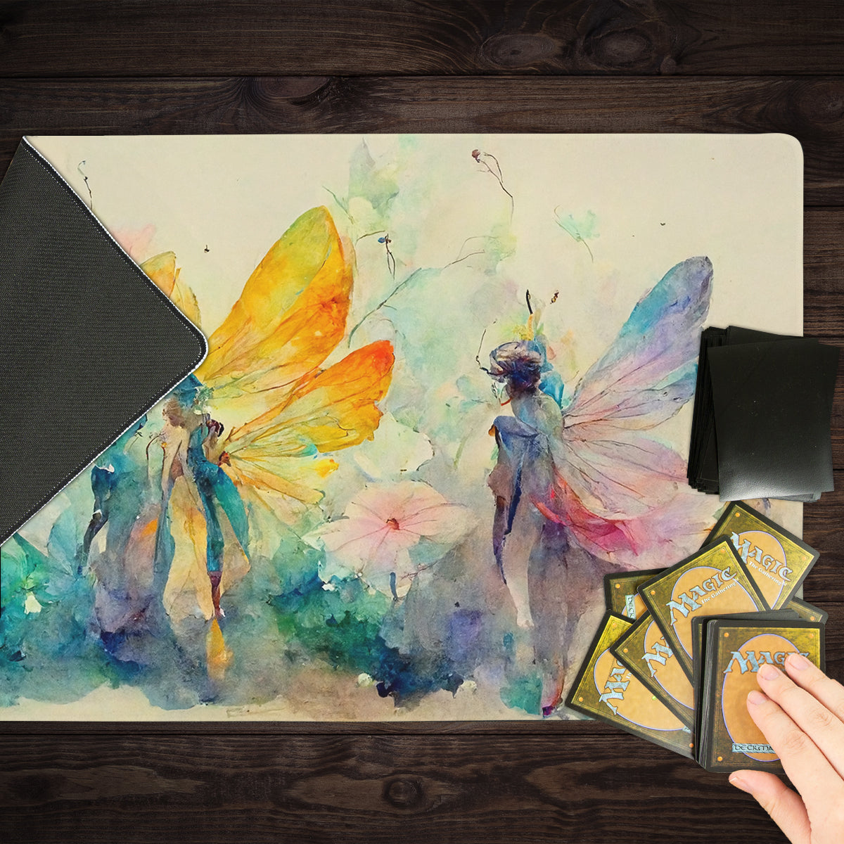 Vibrant Fairies Playmat - Premium Playmat from Inked Gaming - Just $34.99! Shop now at Game Crave Tournament Store