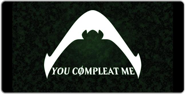You Compleat Me Playmat - Premium Playmat from Inked Gaming - Just $34.99! Shop now at Game Crave Tournament Store