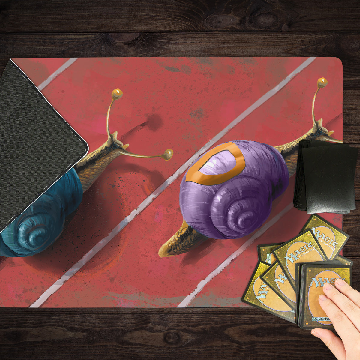 Snail Race Playmat - Premium Playmat from Inked Gaming - Just $34.99! Shop now at Game Crave Tournament Store