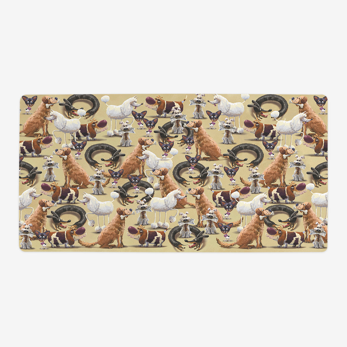 Who Let the Dogs Out Playmat - Premium Playmat from Inked Gaming - Just $34.99! Shop now at Game Crave Tournament Store