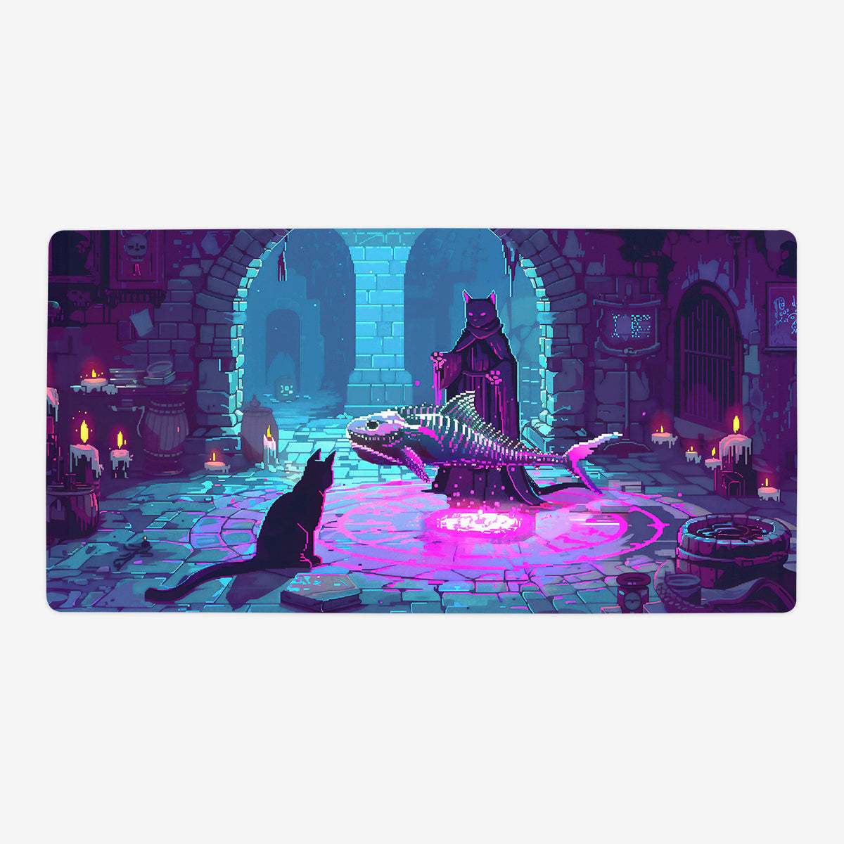 Summoning Dinner Playmat - Premium Playmat from Inked Gaming - Just $34.99! Shop now at Game Crave Tournament Store