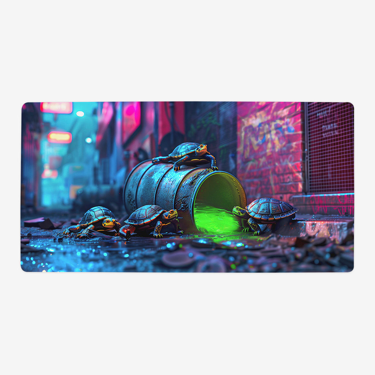 Urban Turtles Playmat - Premium Playmat from Inked Gaming - Just $34.99! Shop now at Game Crave Tournament Store