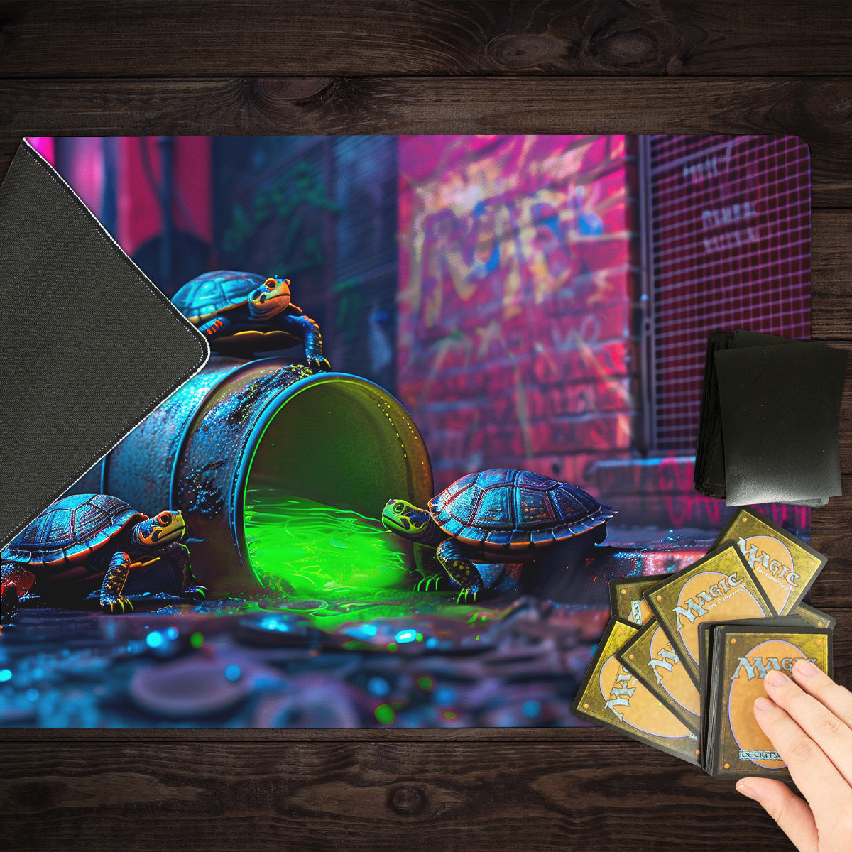 Urban Turtles Playmat - Premium Playmat from Inked Gaming - Just $34.99! Shop now at Game Crave Tournament Store