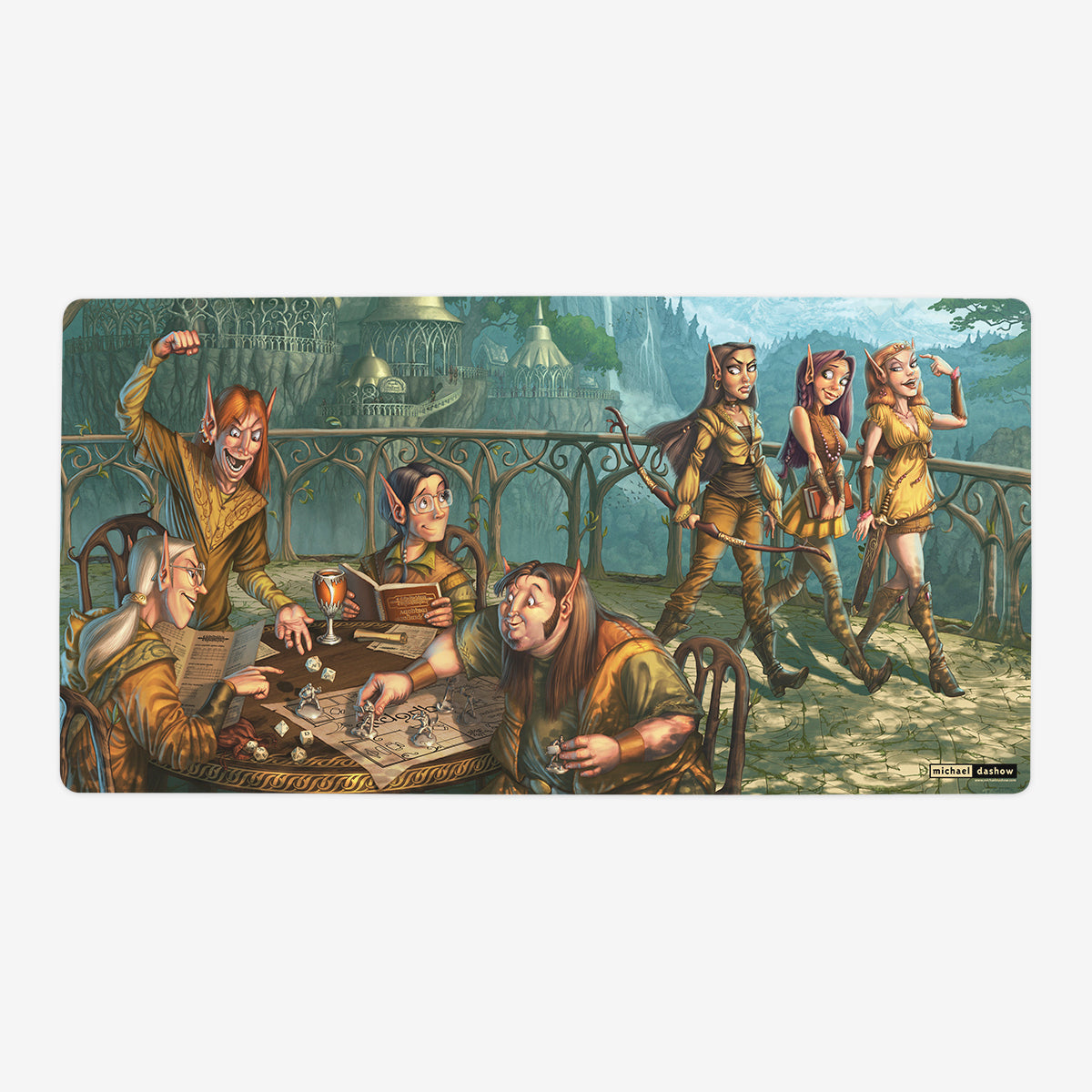Wandering Monsters Playmat - Premium Playmat from Inked Gaming - Just $34.99! Shop now at Game Crave Tournament Store