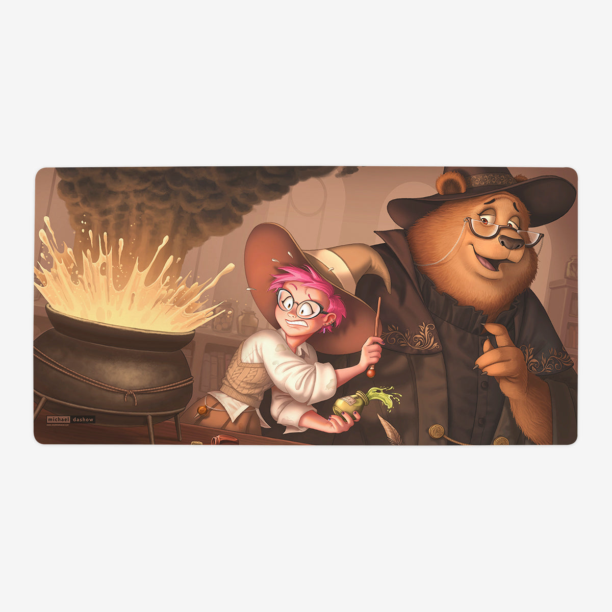 Witch's Apprentice Playmat - Premium Playmat from Inked Gaming - Just $34.99! Shop now at Game Crave Tournament Store