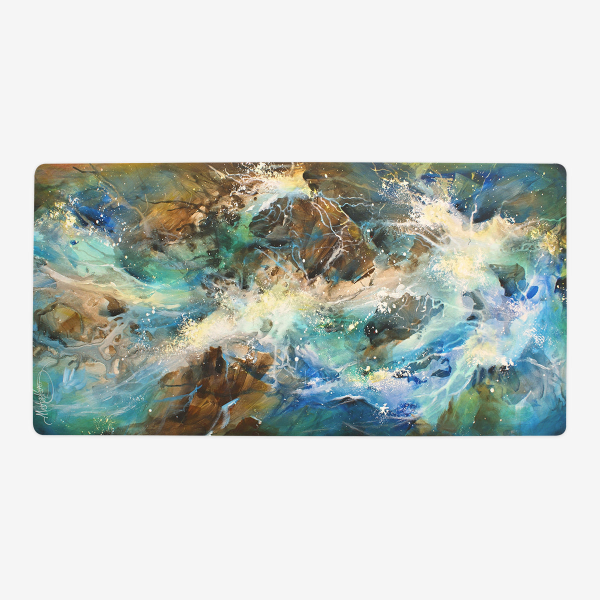 Waves Of Turmoil Playmat - Premium Playmat from Inked Gaming - Just $34.99! Shop now at Game Crave Tournament Store