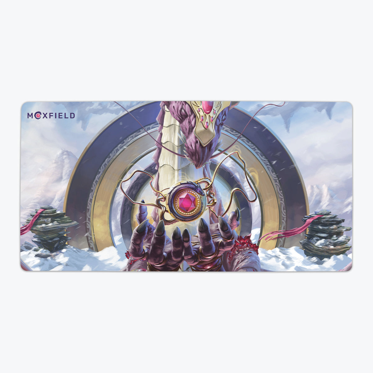 The Moxfield Dragon Playmat - Premium Playmat from Inked Gaming - Just $34.99! Shop now at Game Crave Tournament Store