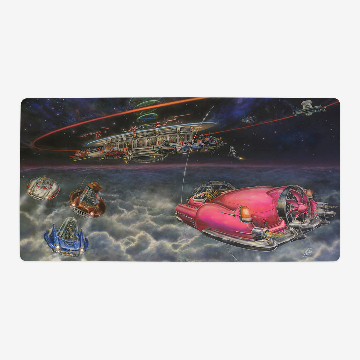 Space Cruisers Playmat - Premium Playmat from Inked Gaming - Just $39.99! Shop now at Game Crave Tournament Store