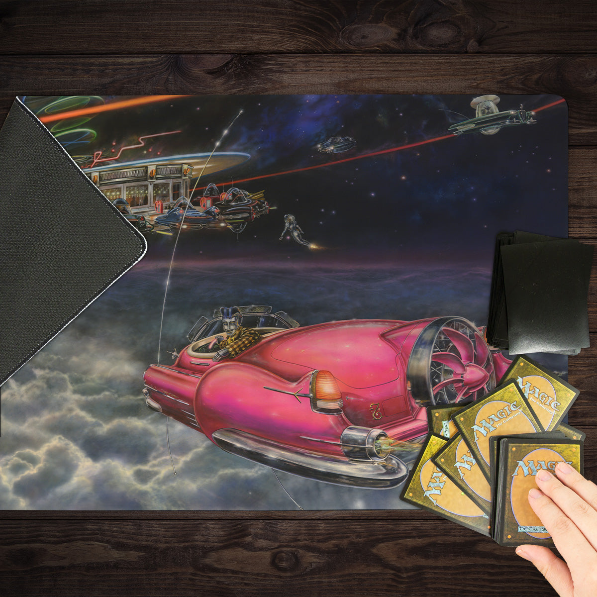 Space Cruisers Playmat - Premium Playmat from Inked Gaming - Just $39.99! Shop now at Game Crave Tournament Store