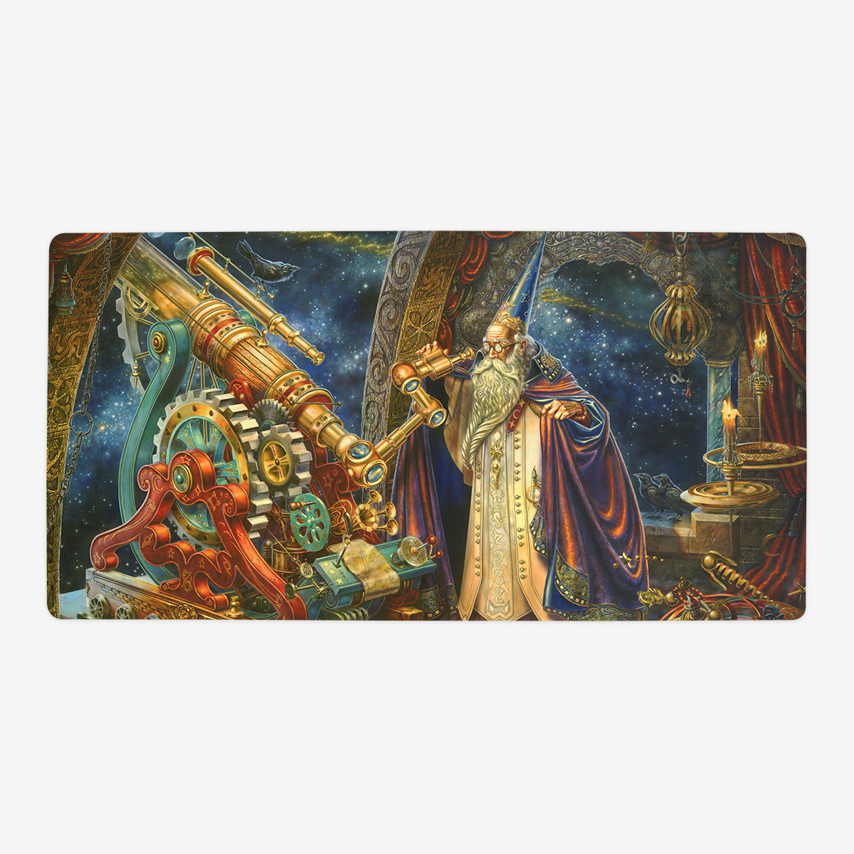 The Astronomer Playmat - Premium Playmat from Inked Gaming - Just $34.99! Shop now at Game Crave Tournament Store