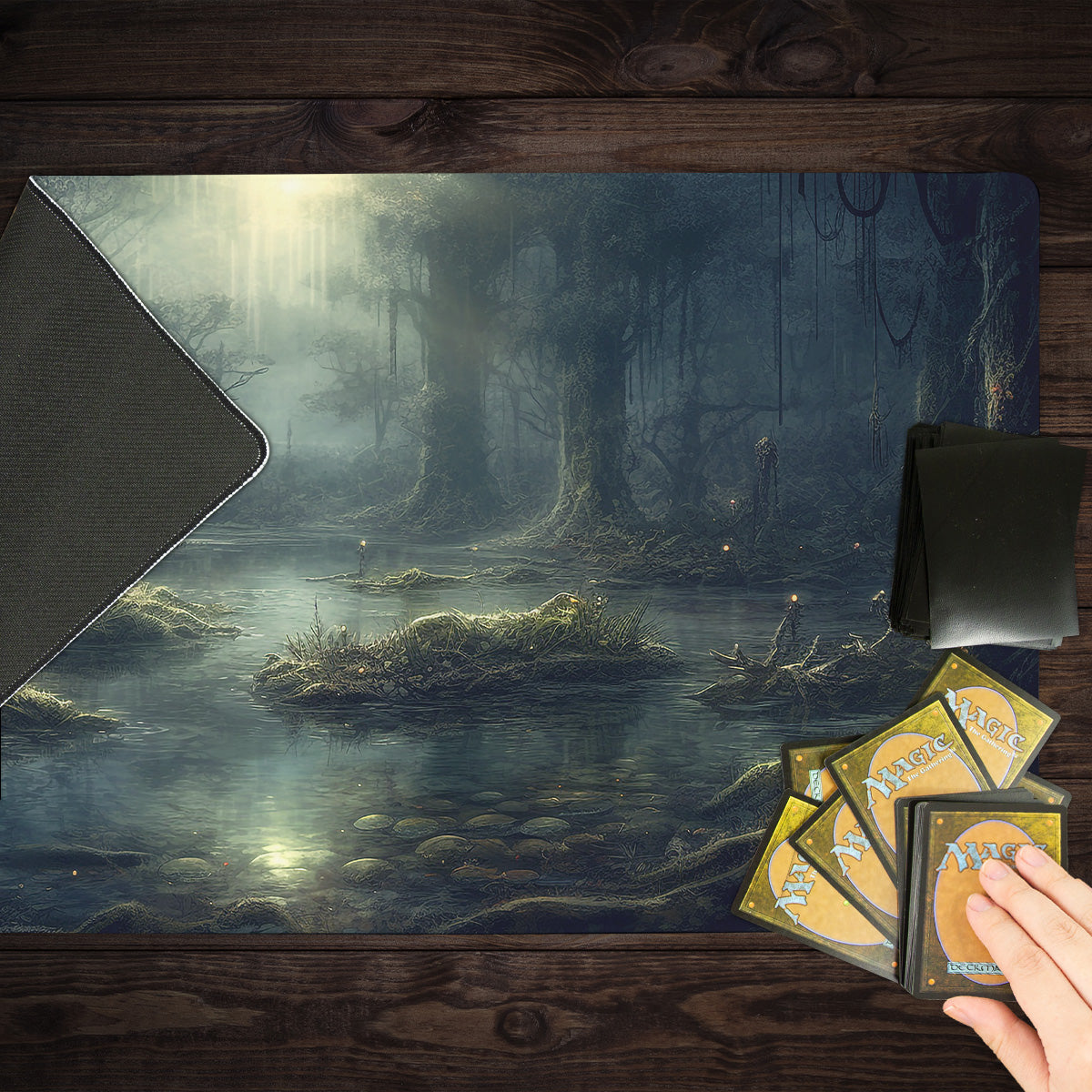 Sprawling Swampland Playmat - Premium Playmat from Inked Gaming - Just $34.99! Shop now at Game Crave Tournament Store