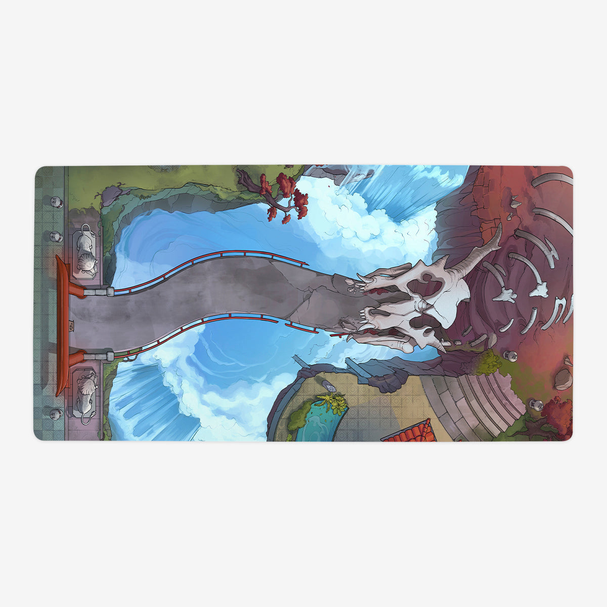 Slayer's Bridge Playmat - Premium Playmat from Inked Gaming - Just $34.99! Shop now at Game Crave Tournament Store