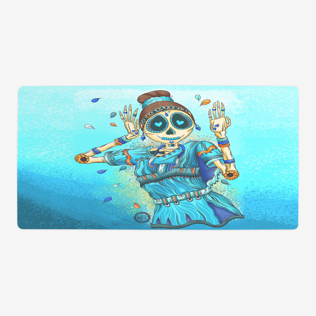 The Bharatnatayam Indian Dancer Playmat - Premium Desk Mat from Inked Gaming - Just $34.99! Shop now at Game Crave Tournament Store