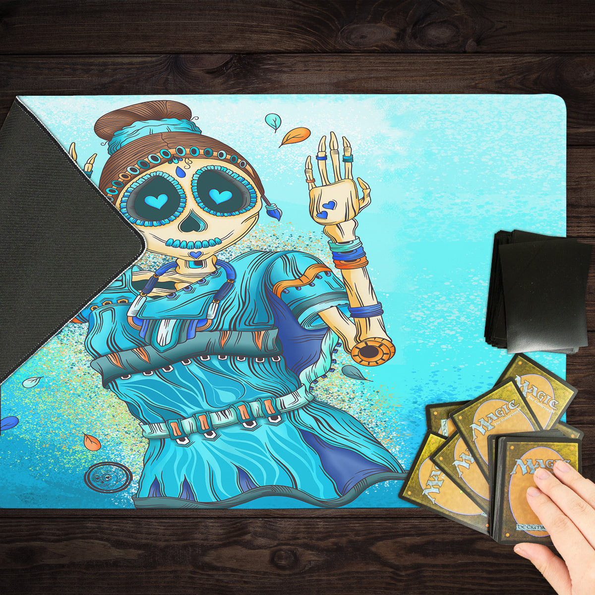 The Bharatnatayam Indian Dancer Playmat - Premium Desk Mat from Inked Gaming - Just $34.99! Shop now at Game Crave Tournament Store