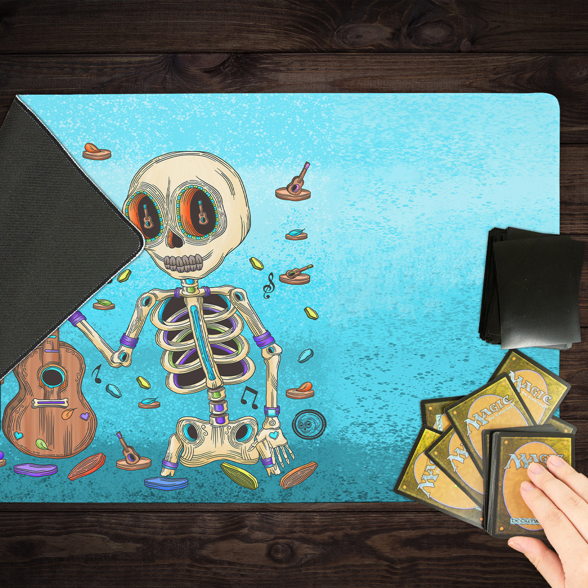 The Guitar Musician Playmat - Premium Desk Mat from Inked Gaming - Just $34.99! Shop now at Game Crave Tournament Store
