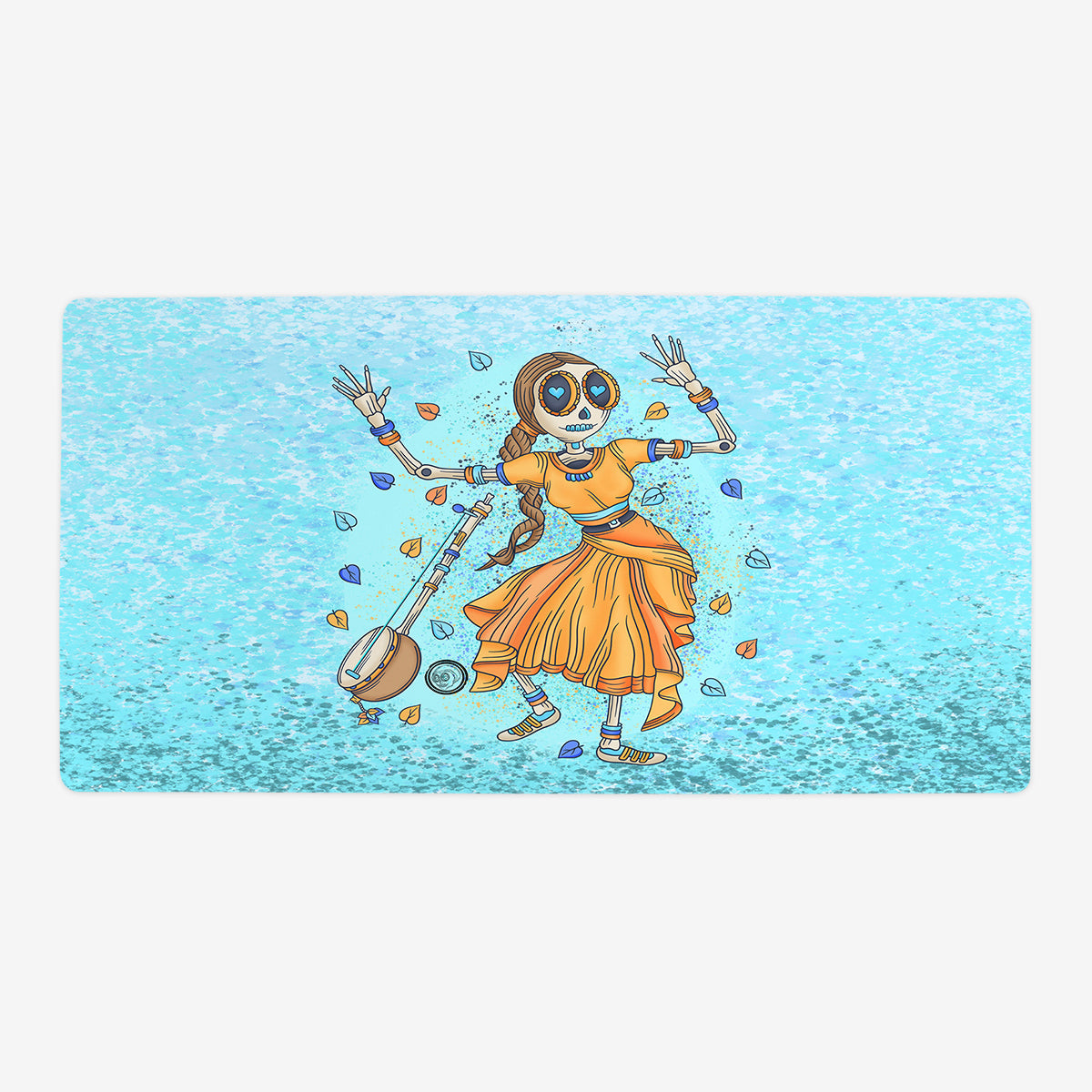 The Indian Dancer Playmat - Premium Desk Mat from Inked Gaming - Just $34.99! Shop now at Game Crave Tournament Store