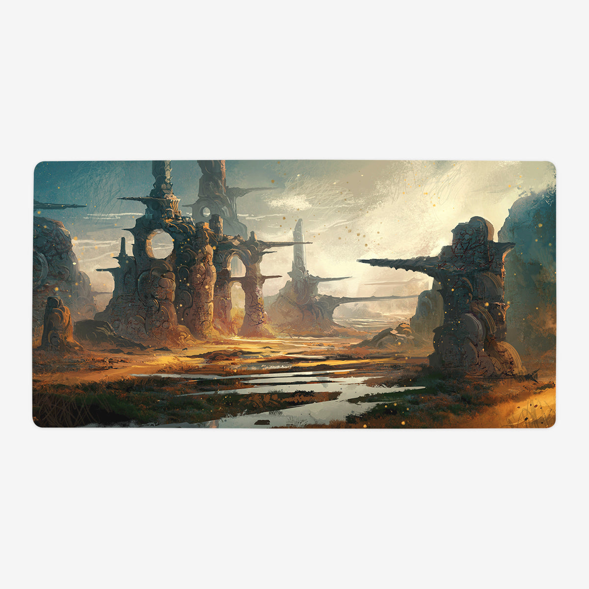 The Alien Rocks Playmat - Premium Desk Mat from Inked Gaming - Just $34.99! Shop now at Game Crave Tournament Store