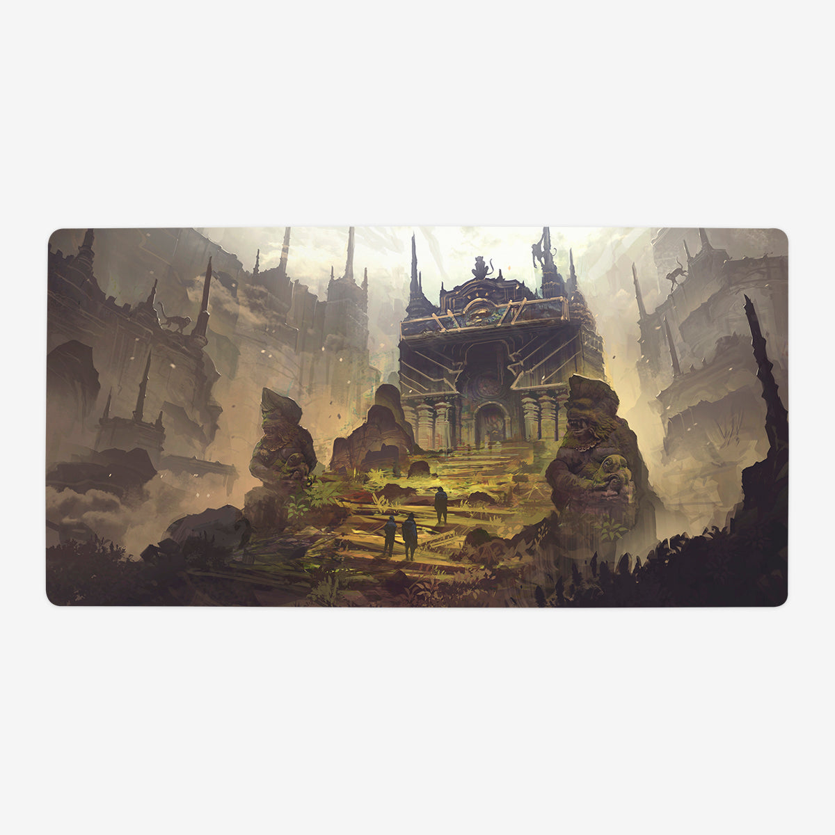 The Forgotten Monkey Temple Playmat - Premium Desk Mat from Inked Gaming - Just $34.99! Shop now at Game Crave Tournament Store