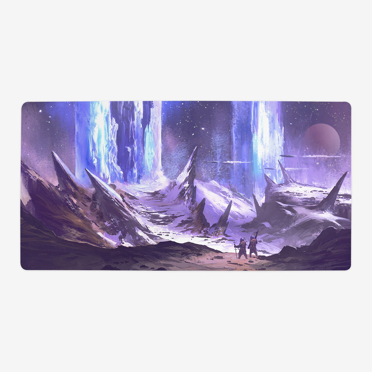 Unexplored Ice Mountain Playmat - Premium Playmat from Inked Gaming - Just $34.99! Shop now at Game Crave Tournament Store