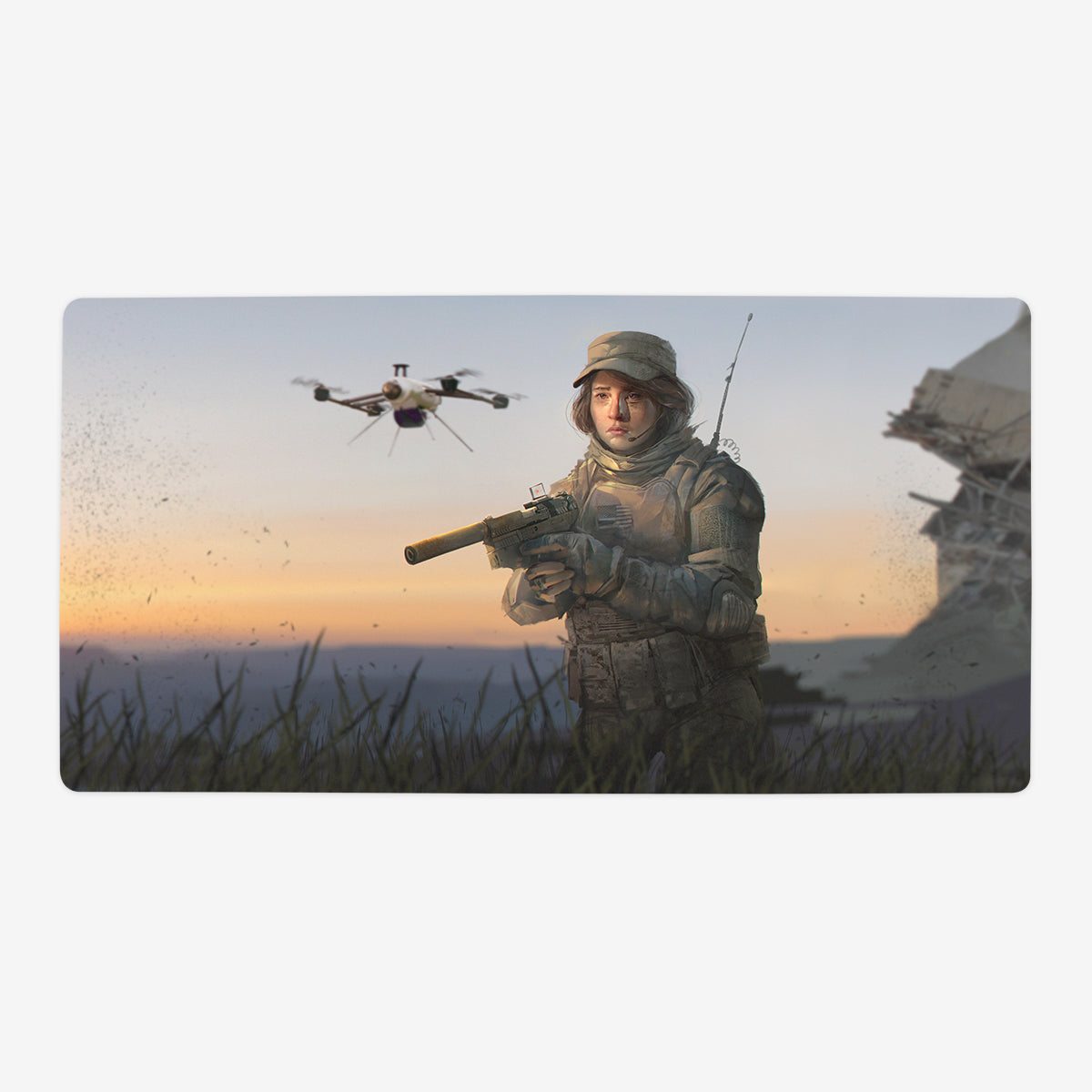 Uneasy Playmat - Premium Playmat from Inked Gaming - Just $34.99! Shop now at Game Crave Tournament Store