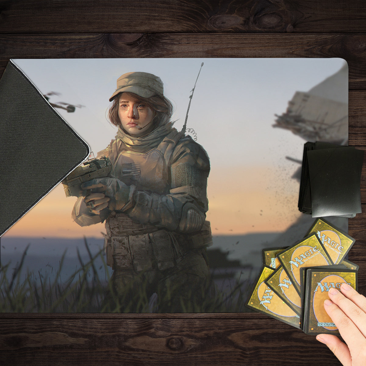 Uneasy Playmat - Premium Playmat from Inked Gaming - Just $34.99! Shop now at Game Crave Tournament Store